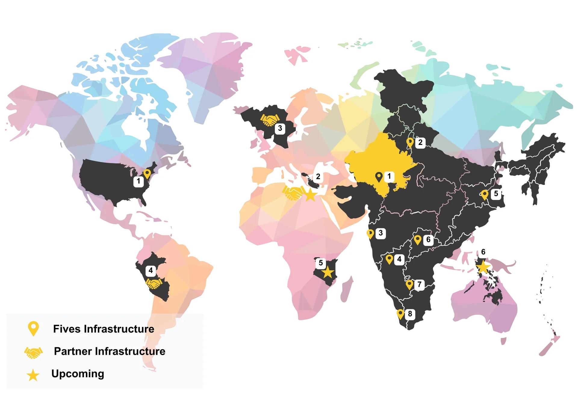 Global Presence Map